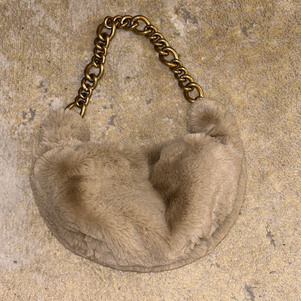 Faux Fur Zara shoulder bag